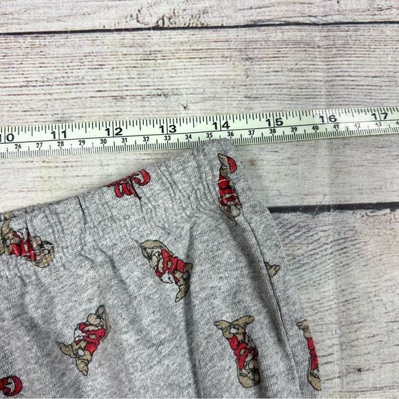 Disney Vintage Grumpy Y2K Gray Loungewear Pajama Capri Pants Size XL - Picture 8 of 10